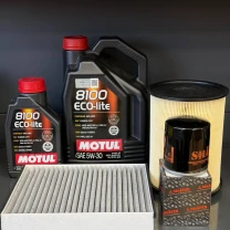 Комплект для ТО Motul 5w30 Lincoln MKC 2.0/2.3 15-19 Ford Focus 2.3 16-18/Escape 2.0 13-18 (Масло 5+1л, фільтр масляний, фільтр