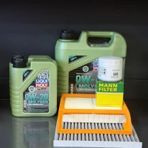 Комплект для ТО Liqui Moly 0w20 Lincoln MKZ 2.0 Ecoboost 14-18 Ford Fusion 2.0 Ecoboost 13-20 (Масло 4+1+1л, фільтр масляний,