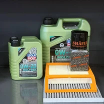 Комплект для ТО Liqui Moly 0w20 Lincoln MKZ 2.0 Ecoboost 14-18 Ford Fusion 2.0 Ecoboost 13-20 (Масло 4+1+1л, фільтр масляний,