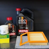 Комплект для ТО Motul 5w20 Lincoln MKZ 2.0 Ecoboost 14-18 Ford Fusion 2.0 Ecoboost 13-20 (Масло 5+1л, фільтр масляний, фільтр