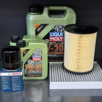 Комплект для ТО Liqui Moly 5w30 Ford Transit Connect (1.6 L) 14-16 (Масло 5+1+1л, фільтр масляний, фільтр повітряний, фільтр