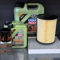 Комплект для ТО Liqui Moly 5w30 Ford Transit Connect (1.6 L) 14-16 (Масло 5+1+1л, фільтр масляний, фільтр повітряний, фільтр