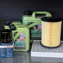 Комплект для ТО Liqui Moly 0w20 Ford Transit Connect (1.6 L) 14-16 (Масло 4+1+1+1л, фільтр масляний, фільтр повітряний, фільтр