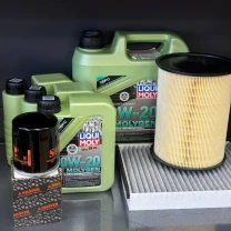 Комплект для ТО Liqui Moly 0w20 Ford Transit Connect (1.6 L) 14-16 (Масло 4+1+1+1л, фільтр масляний, фільтр повітряний, фільтр