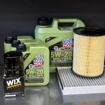 Комплект для ТО Liqui Moly 5w20 Ford Transit Connect (1.6 L) 14-16 (Масло 4+1+1+1л, фільтр масляний, фільтр повітряний, фільтр