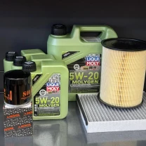 Комплект для ТО Liqui Moly 5w20 Ford Transit Connect (1.6 L) 14-16 (Масло 4+1+1+1л, фільтр масляний, фільтр повітряний, фільтр