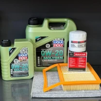 Комплект для ТО Liqui Moly 0w20 Ford Fusion 2.0 13-20 hybrid Lincoln MKZ 2.0 14-18 Hybrid (Масло 4+1, фільтр масляний, фільтр