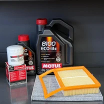 Комплект для ТО Motul 0w20 Ford Fusion 2.0 13-20 Ecoboost Lincoln MKZ 2.0 14-18 Ecoboost (Масло 5+1л, фільтр масляний, фільтр