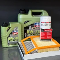 Комплект для ТО Liqui Moly 5w20 Ford C-Max 13-18 2.0 (Масло 4+1л,  фільтр масляний, фільтр повітряний, фільтр салону вугільний)