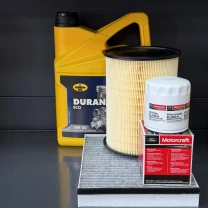 Комплект для ТО KROON OIL 5w20 Ford Focus 2.0 12-18 (Масло,  фільтр масляний, фільтр повітряний, фільтр салону вугільний)