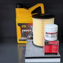 Комплект для ТО KROON OIL 0w20 Ford Focus 2.0 12-18 (Масло,  фільтр масляний, фільтр повітряний, фільтр салону вугільний)