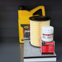 Комплект для ТО KROON OIL 5w30 Ford Focus 2.0 12-18 (Масло,  фільтр масляний, фільтр повітряний, фільтр салону вугільний)