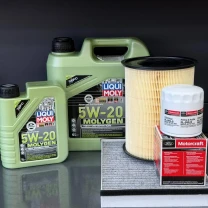 Комплект для ТО Liqui Moly 5w20 Ford Focus 2.0 12-18 (Масло 4+1, фільтр масляний, фільтр повітряний, фільтр салону вугільний)