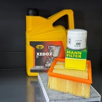 Комплект для ТО KROON OIL 0w20 Ford EcoSport (1.0) 20-21/(2.0) 18-21  (Масло, фільтр масляний, фільтр повітряний, фільтр салону