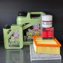 Комплект для ТО Liqui Moly 5w20 Ford EcoSport (1.0) 20-21/(2.0) 18-21  (Масло 4+1, фільтр масляний, фільтр повітряний, фільтр