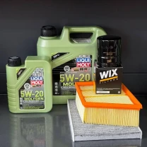 Комплект для ТО Liqui Moly 5w20 Ford EcoSport (1.0) 20-21/(2.0) 18-21  (Масло 4+1, фільтр масляний, фільтр повітряний, фільтр