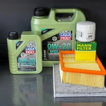 Комплект для ТО Liqui Moly 0w20 Ford EcoSport (1.0) 20-21/(2.0) 18-21  (Масло 4+1, фільтр масляний, фільтр повітряний, фільтр