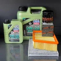 Комплект для ТО Liqui Moly 0w20 Ford EcoSport (1.0) 20-21/(2.0) 18-21  (Масло 4+1, фільтр масляний, фільтр повітряний, фільтр