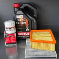 Комплект для ТО Motul  5w30 Ford EcoSport (1.0) 20-21/(2.0) 18-21  (Масло, фільтр масляний, фільтр повітряний, фільтр салону