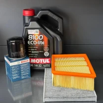 Комплект для ТО Motul  5w30 Ford EcoSport (1.0) 20-21/(2.0) 18-21  (Масло, фільтр масляний, фільтр повітряний, фільтр салону