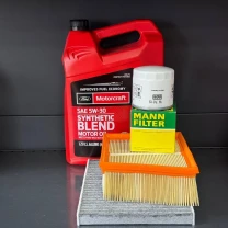Комплект для ТО Motocraft 5w30 blend Ford Fiesta (1.0) 14-17/(1.6) 14-19 (Масло, фільтр масляний, фільтр повітряний, фільтр салону