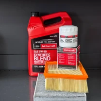 Комплект для ТО Motocraft 5w30 blend Ford Fiesta (1.0) 14-17/(1.6) 14-19 (Масло, фільтр масляний, фільтр повітряний, фільтр салону