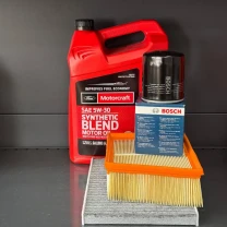 Комплект для ТО Motocraft 5w30 blend Ford Fiesta (1.0) 14-17/(1.6) 14-19 (Масло, фільтр масляний, фільтр повітряний, фільтр салону