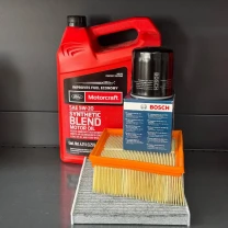 Комплект для ТО Motocraft 5w20 blend Ford Fiesta (1.0) 14-17/(1.6) 14-19 (Масло, фільтр масляний, фільтр повітряний, фільтр салону