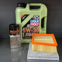 Комплект для ТО Liqui Moly 5w30 Ford Fiesta (1.0) 14-17/(1.6) 14-19 (Масло, фільтр масляний, фільтр повітряний, фільтр салону
