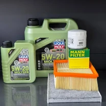 Комплект для ТО Liqui Moly 5w20 Ford Fiesta (1.0) 14-17/(1.6) 14-19 (Масло 4+1, фільтр масляний, фільтр повітряний, фільтр салону
