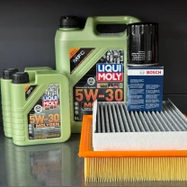 Комплект для ТО Liqui Moly 5w30 Ford F-250 (6.2) 18 (Масло, фільтр масляний, фільтр повітряний, фільтр салону вугільний)