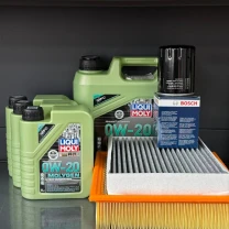 Комплект для ТО Liqui Moly 0w20 Ford F-250 (6.2) 18 (Масло, фільтр масляний, фільтр повітряний, фільтр салону вугільний)