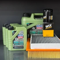 Комплект для ТО Liqui Moly 0w20 Ford F-250 (6.2) 18 (Масло, фільтр масляний, фільтр повітряний, фільтр салону вугільний)