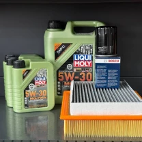 Комплект для ТО Liqui Moly 5w30 Ford F-150 (5.0) 15-23 (Масло, фільтр масляний, фільтр повітряний, фільтр салону вугільний)