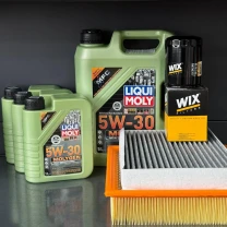 Комплект для ТО Liqui Moly 5w30 Ford F-150 (5.0) 15-23 (Масло, фільтр масляний, фільтр повітряний, фільтр салону вугільний)