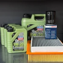 Комплект для ТО Liqui Moly 5w20 Ford F-150 (5.0) 15-23 (Масло, фільтр масляний, фільтр повітряний, фільтр салону вугільний)