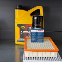 Комплект для ТО KROON OIL 5w30 Ford Fusion (1.5) 15-20/(1.6)13-14  (Масло, фільтр масляний, фільтр повітряний, фільтр салону