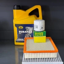 Комплект для ТО KROON OIL 5w20 Ford Fusion (1.5) 15-20/(1.6)13-14  (Масло, фільтр масляний, фільтр повітряний, фільтр салону