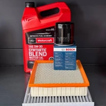 Комплект для ТО Motocraft 5w30 blend Ford Fusion (1.5) 15-20/(1.6)13-14  (Масло, фільтр масляний, фільтр повітряний, фільтр салону
