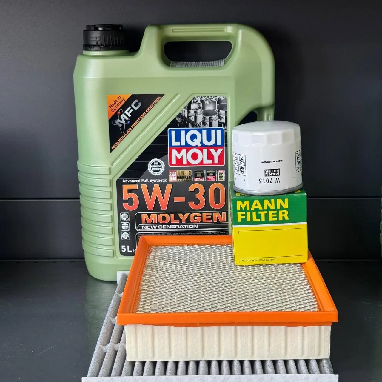 Комплект для ТО Liqui Moly 5w30 Ford Fusion (1.5) 15-20/(1.6)13-14  (Масло, фільтр масляний, фільтр повітряний, фільтр салону