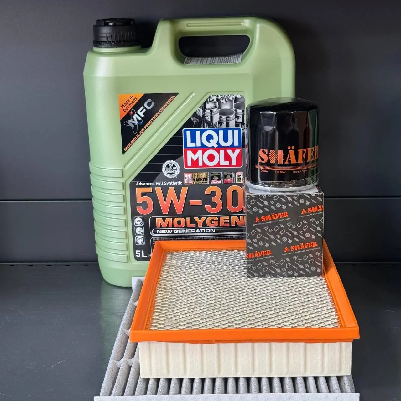 Комплект для ТО Liqui Moly 5w30 Ford Fusion (1.5) 15-20/(1.6)13-14  (Масло, фільтр масляний, фільтр повітряний, фільтр салону