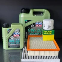 Комплект для ТО Liqui Moly 0w20 Ford Fusion (1.5) 15-20/(1.6)13-14  (Масло 4+1, фільтр масляний, фільтр повітряний, фільтр салону