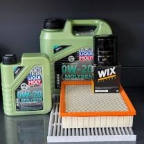 Комплект для ТО Liqui Moly 0w20 Ford Fusion (1.5) 15-20/(1.6)13-14  (Масло 4+1, фільтр масляний, фільтр повітряний, фільтр салону