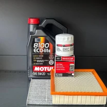 Комплект для ТО Motul 5w20 Ford Fusion (1.5) 15-20/(1.6)13-14  (Маслo, фільтр масляний, фільтр повітряний, фільтр салону