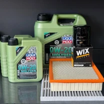Комплект для ТО Liqui Moly 0w20 Ford Edge 2 (2.0)/Edge 4 (2.0)15-20/Fusion(2.5)13-20 Lincoln MKZ(2.0)14-19/Nautilus (2.0)19
