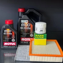 Комплект для ТО Motul 5w30 Ford Edge 2 (2.0)/Edge 4 (2.0)15-20/Fusion(2.5)13-20 Lincoln MKZ(2.0)14-19/Nautilus (2.0)19 (Маслo,