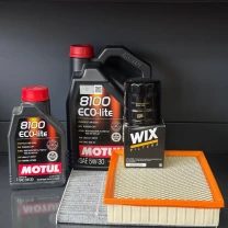 Комплект для ТО Motul 5w30 Ford Edge 2 (2.0)/Edge 4 (2.0)15-20/Fusion(2.5)13-20 Lincoln MKZ(2.0)14-19/Nautilus (2.0)19 (Маслo,