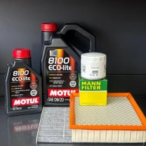 Комплект для ТО Motul 0w20 Ford Edge 2 (2.0)/Edge 4 (2.0)15-20/Fusion(2.5)13-20 Lincoln MKZ(2.0)14-19/Nautilus (2.0)19 (Маслo,