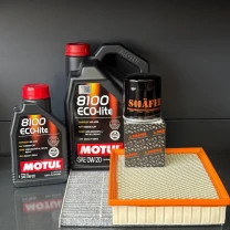 Комплект для ТО Motul 0w20 Ford Edge 2 (2.0)/Edge 4 (2.0)15-20/Fusion(2.5)13-20 Lincoln MKZ(2.0)14-19/Nautilus (2.0)19 (Маслo,
