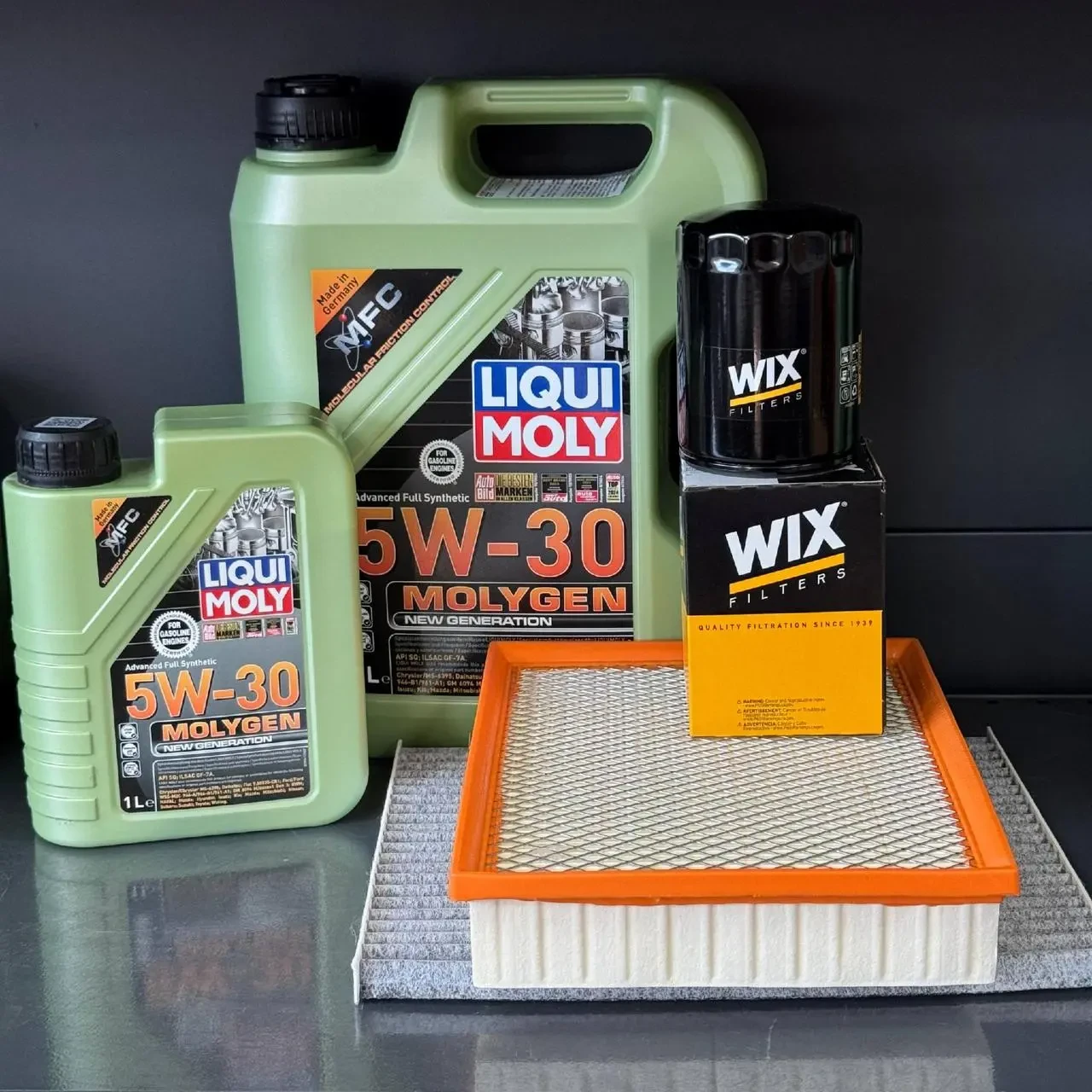 Комплект ТО Liqui Moly 5w30 для Ford Edge 3 (3.5) 15-20/Edge 4 (3.7) 15-20/(3.5) 15-18 Lincoln MKZ (3.7) 14-16/Continental (3.7)